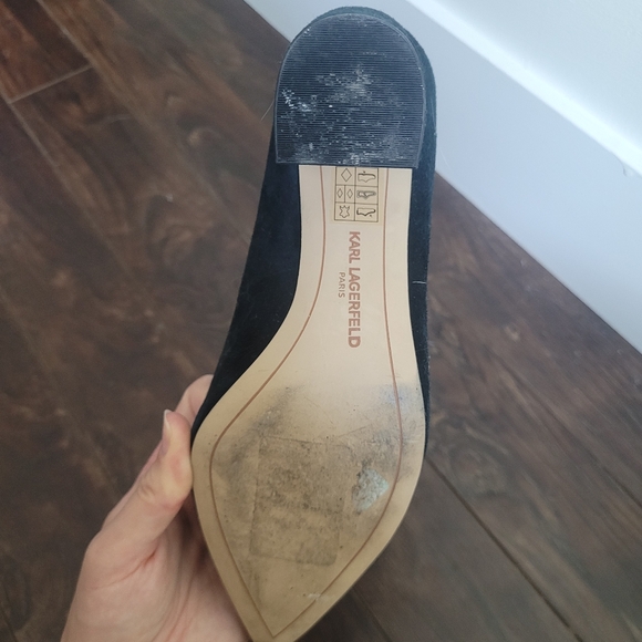 Karl Lagerfeld Suede Pumps - Picture 5 of 5